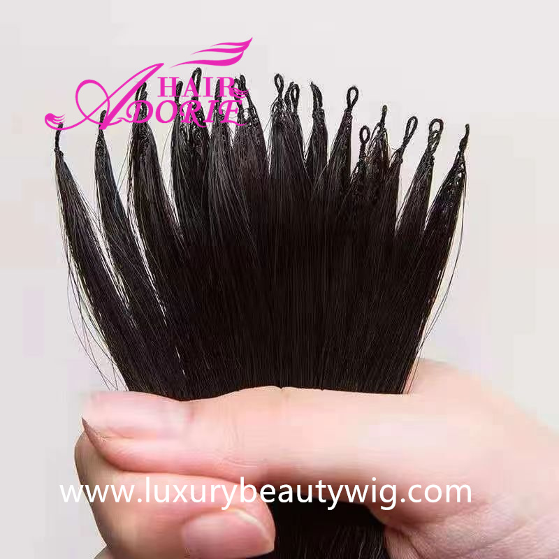 Feathering Hair Extensions Invisible Double Drawn Hair