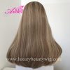 22inch 8/10# Dark Root Jewish wig - Image 2
