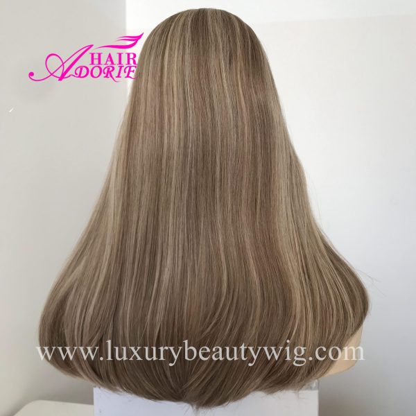 22inch 8/10# Dark Root Jewish wig - Image 2