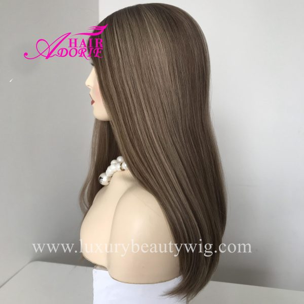 Deep Lace Wig with Skin Top Moon Lace wig for Women