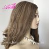 Human Hair Highlight Jewish Kosher Wig - Image 2