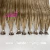Nano keratin extensions European cuticle aligned hair double drawn Nano ring human hair extensions - Image 2