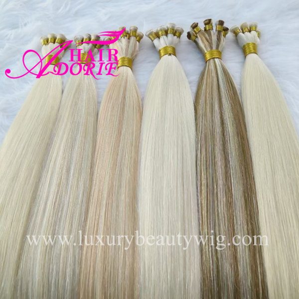 Russian Invisible New Hand Tied Weft Hair Extension Genius Weft Hair - Image 2