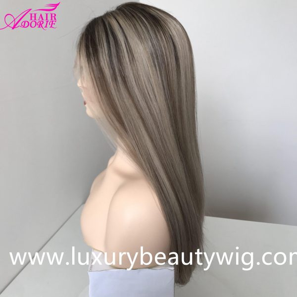 Top Quality Transparent Lace Front Wig,Top Lace Wig Virgin Lace Frontal Lace Wig
